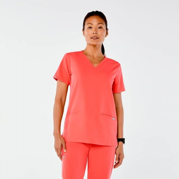 Figs Tops - FIGS Women's Casma Three-Pocket Scrub Top Small NWT